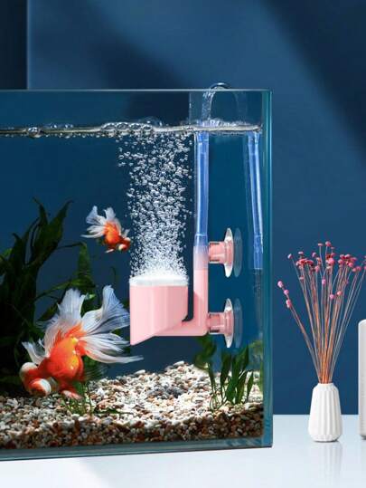 Aquarium Round Quiet with Suction Cup Dissolving Oxygen Diffuser