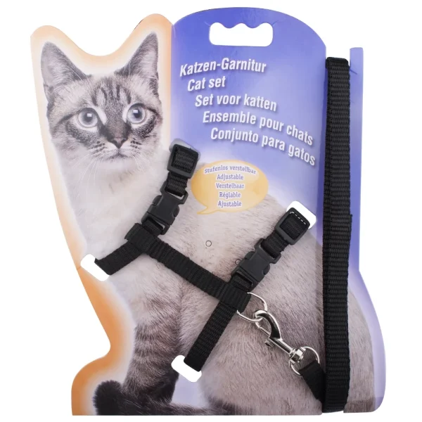 Pet Leash & Harness For Kittens & Puppies Small Size. Chest size 8 to 14 inch & Neck 5 to 9 inches