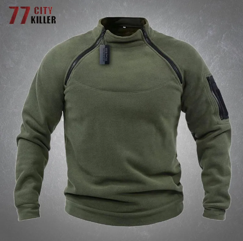 Men's Sweater Loose Solid Color Outdoor Warm Breathable Tactics